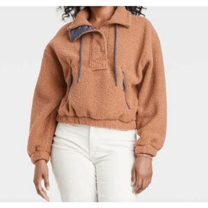 Universal Thread Brown Sherpa Pullover